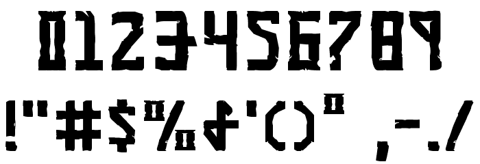 Khazad-Dum Font OTHER CHARS