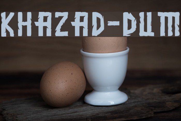 Khazad-Dum Font examples