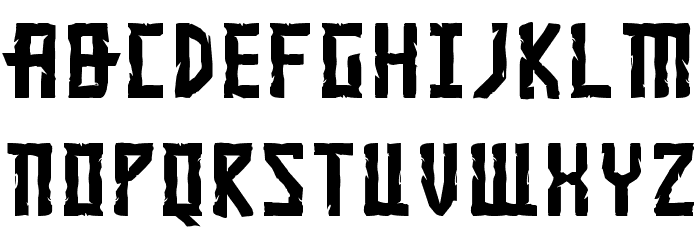 Khazad-Dum Font LOWERCASE
