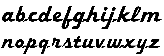 Khedive Font LOWERCASE