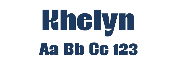 Khelyn Font Preview