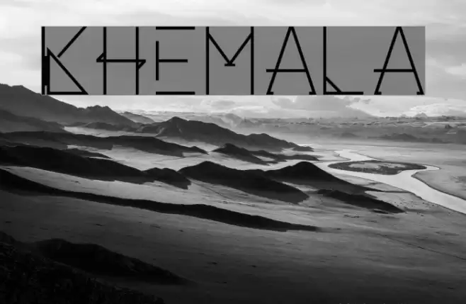 Khemala Font examples