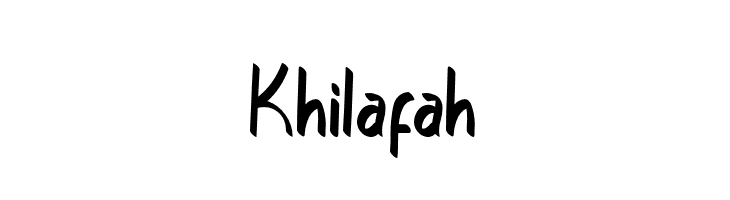 Khilafah  font caratteri gratis