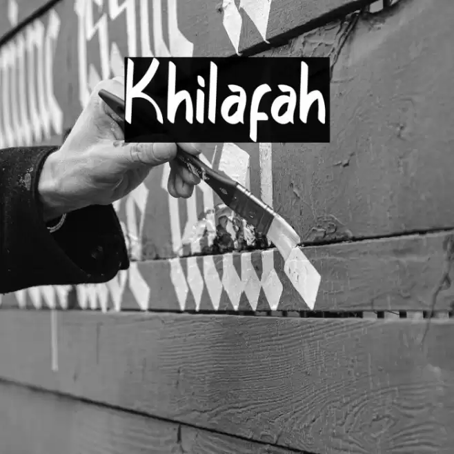 Khilafah Font examples