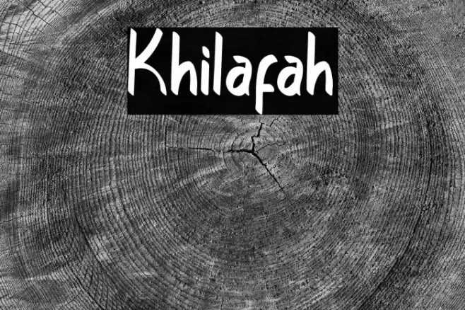 Khilafah Font examples