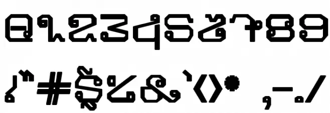 Khmer Bold フォント その他の文字
