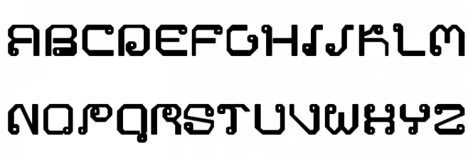Khmer Bold Font UPPERCASE