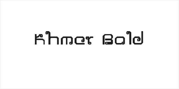 Khmer Bold Logo