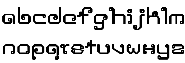 Khmer Bold フォント 小文字