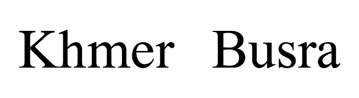 khmer dotted font