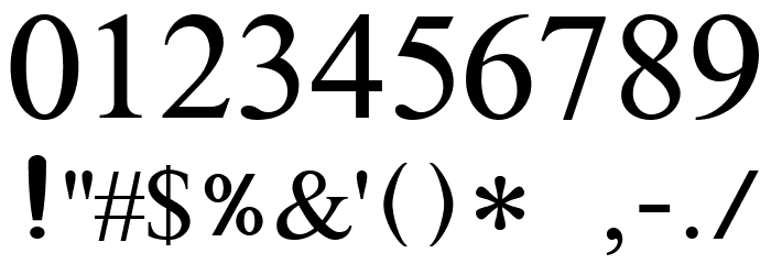 Khmer Busra Font OTHER CHARS