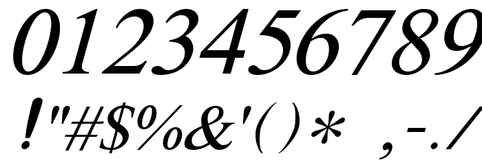 Khmer Mondulkiri Italic Font OTHER CHARS