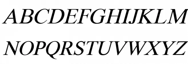 Khmer Mondulkiri Italic Schriftart Groß