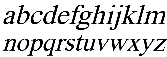 Khmer Mondulkiri Italic Font LOWERCASE