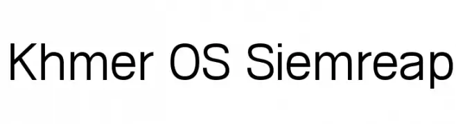 Khmer OS Siemreap  font caratteri gratis