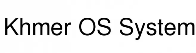 Khmer OS System 
