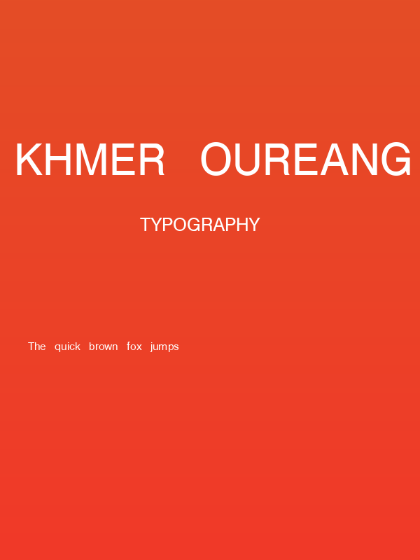 Khmer Oureang Ultra-expanded UltraBlack Poster