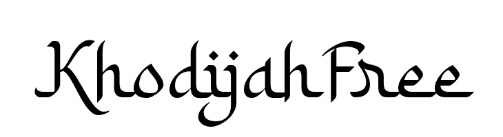 KhodijahFree  Frei Schriftart Herunterladen