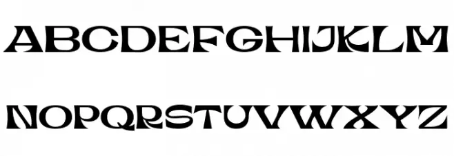 Khonsu फ़ॉन्ट अपरकेस