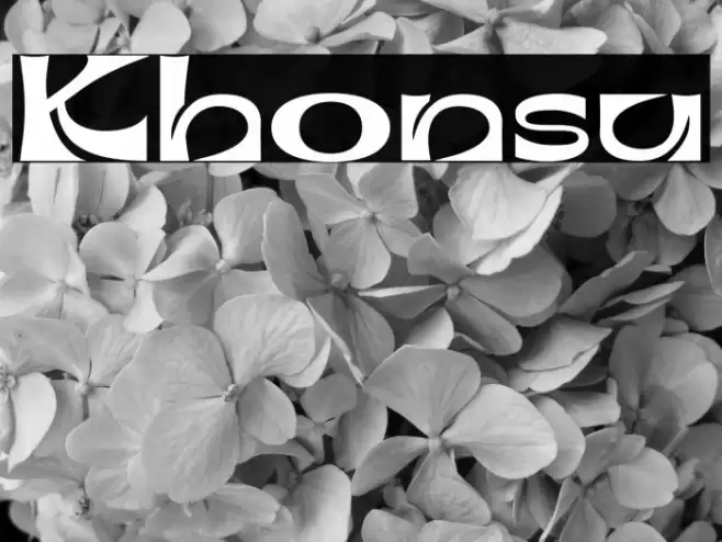 Khonsu Caratteri examples