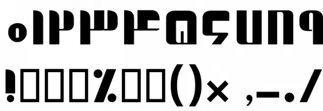 Khoraasaan Font OTHER CHARS