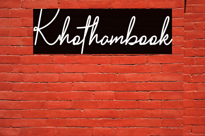 Khothambook Example 1