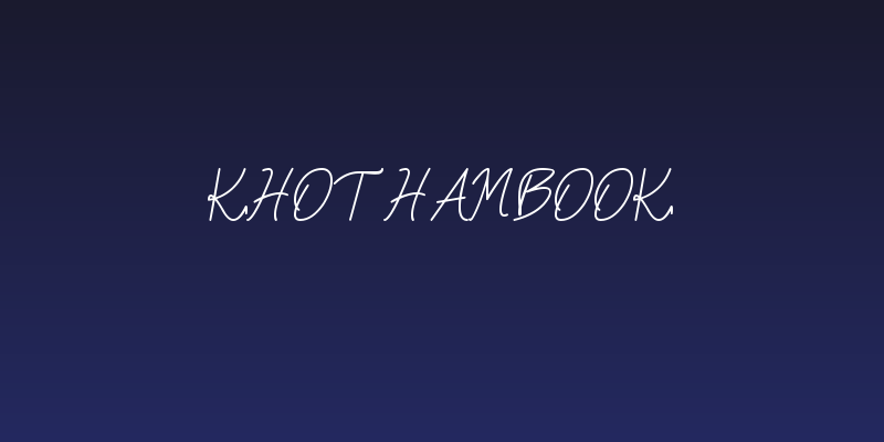 Khothambook Social Header