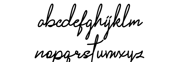 Khothambook Font LOWERCASE