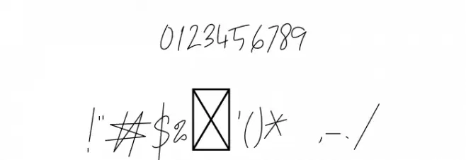 Khotijah Font OTHER CHARS