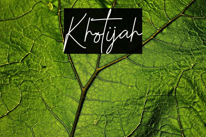Khotijah Example 2