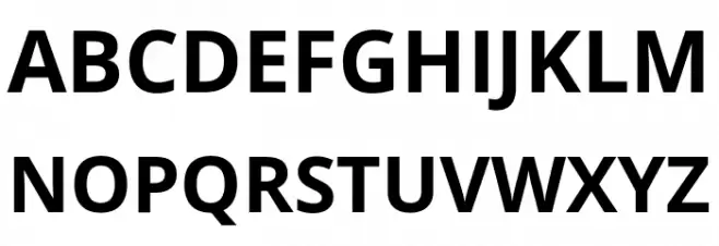 Khula Bold Regular Schriftart Groß