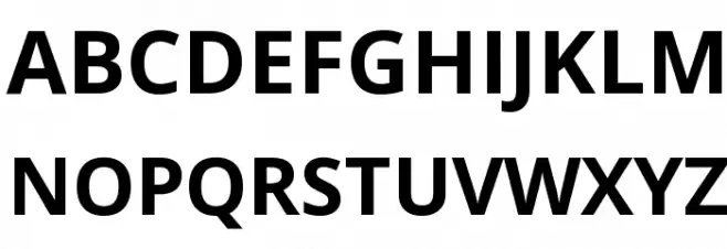 Khula Bold Schriftart Groß