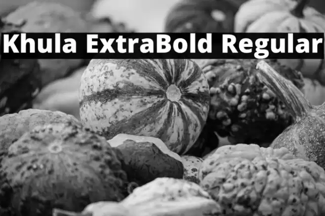 Khula ExtraBold Regular Font examples