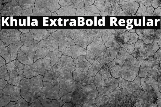 Khula ExtraBold Regular Font examples