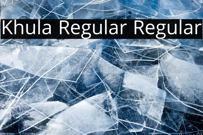 Khula Regular Regular Example 2