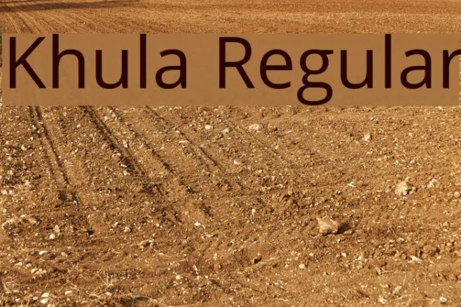 Khula Regular Example 3