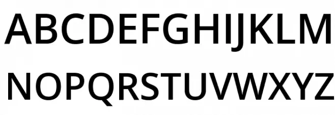 Khula SemiBold フォント 大文字