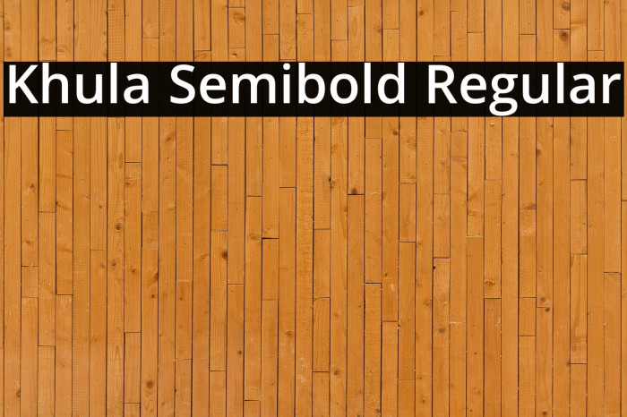 Khula Semibold Regular Example 2