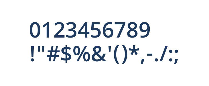 Khula SemiBold Other Characters