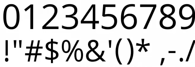 Khula Font OTHER CHARS