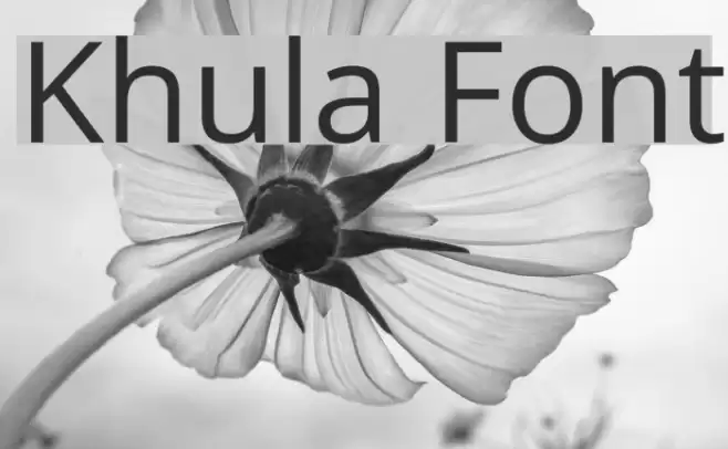 Khula Font examples