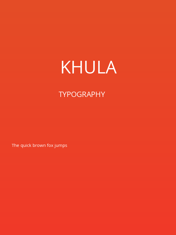 Khula Poster