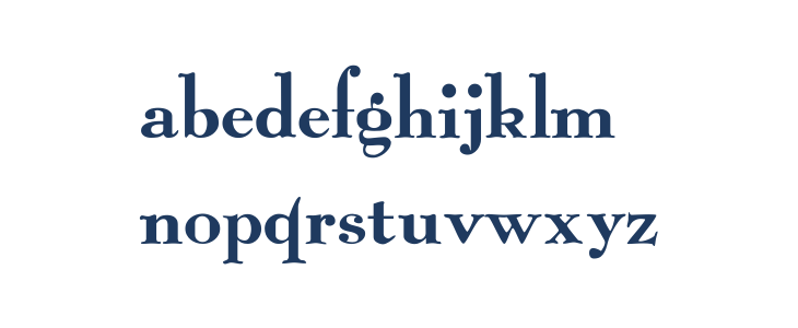 KhushaNuma Regular Lowercase