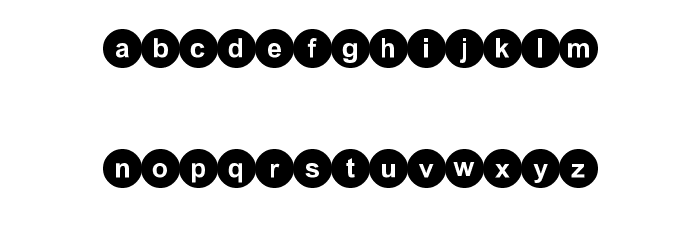 khole Font LOWERCASE