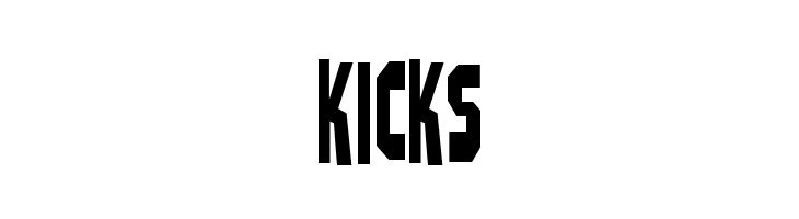 KICKS  font caratteri gratis