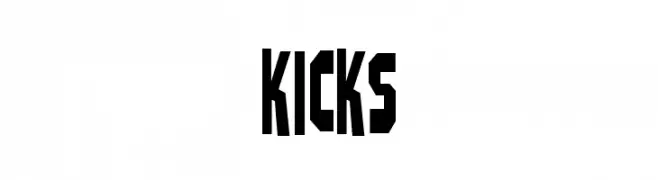 KICKS  Frei Schriftart Herunterladen