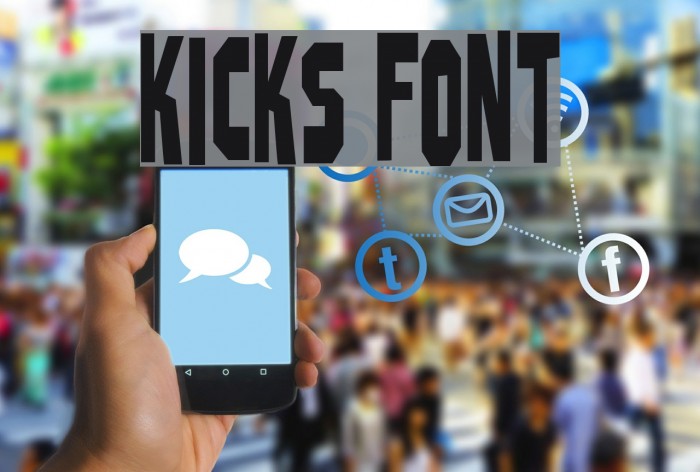 KICKS Font examples