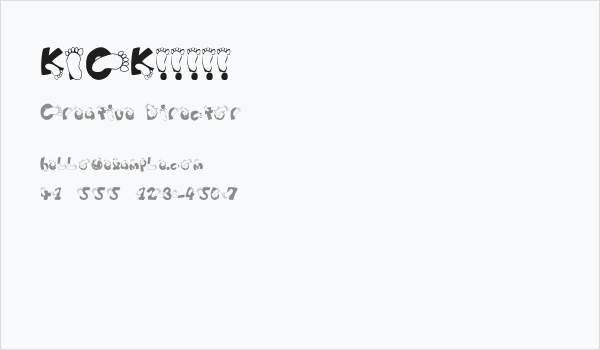 KICK!!!!! Business Card