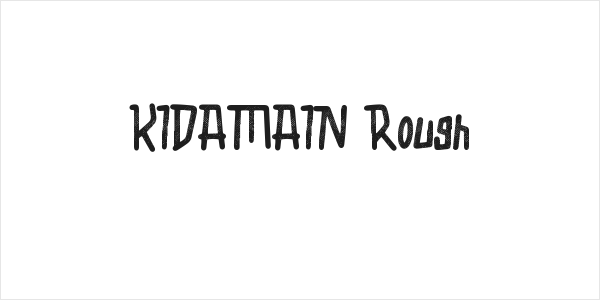 KIDAMAIN Rough Logo