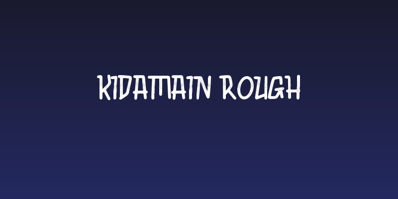 KIDAMAIN Rough Social Header